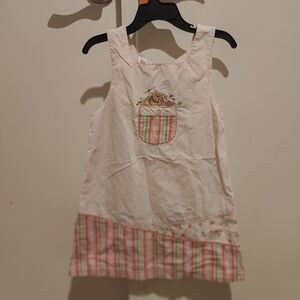 Disney Pink and White Kids Casual Dress